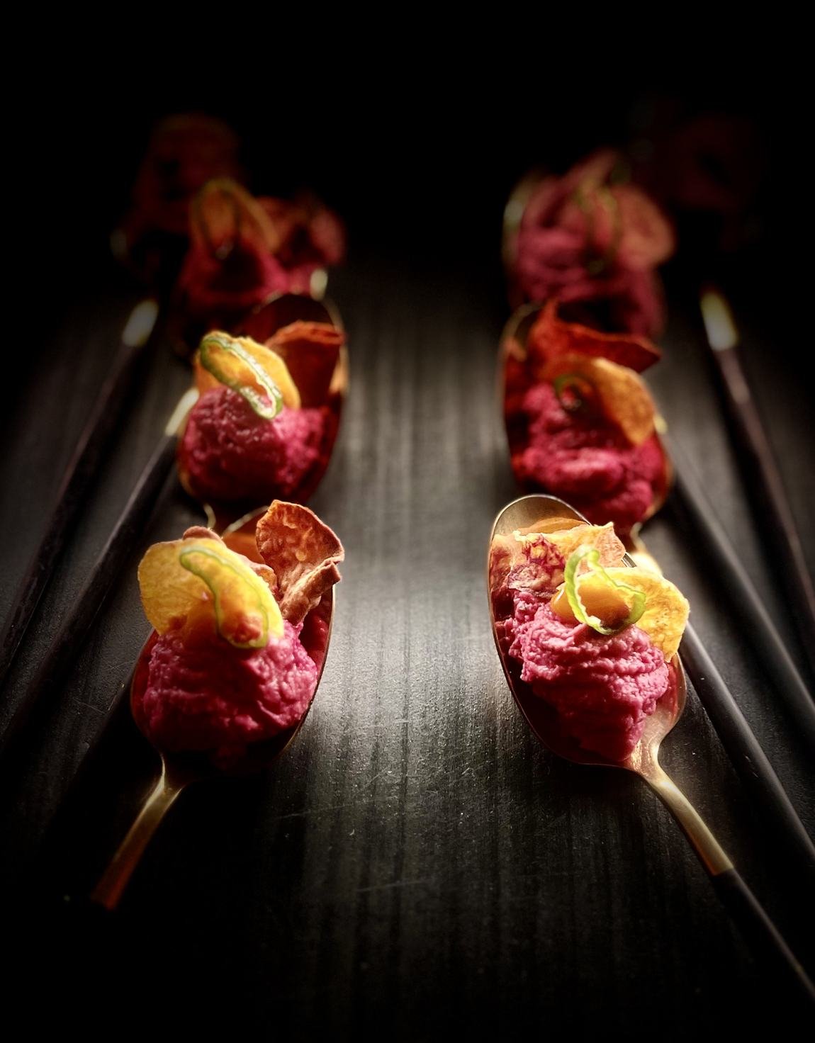 Plato de autor de la experiencia gourmet TAKO